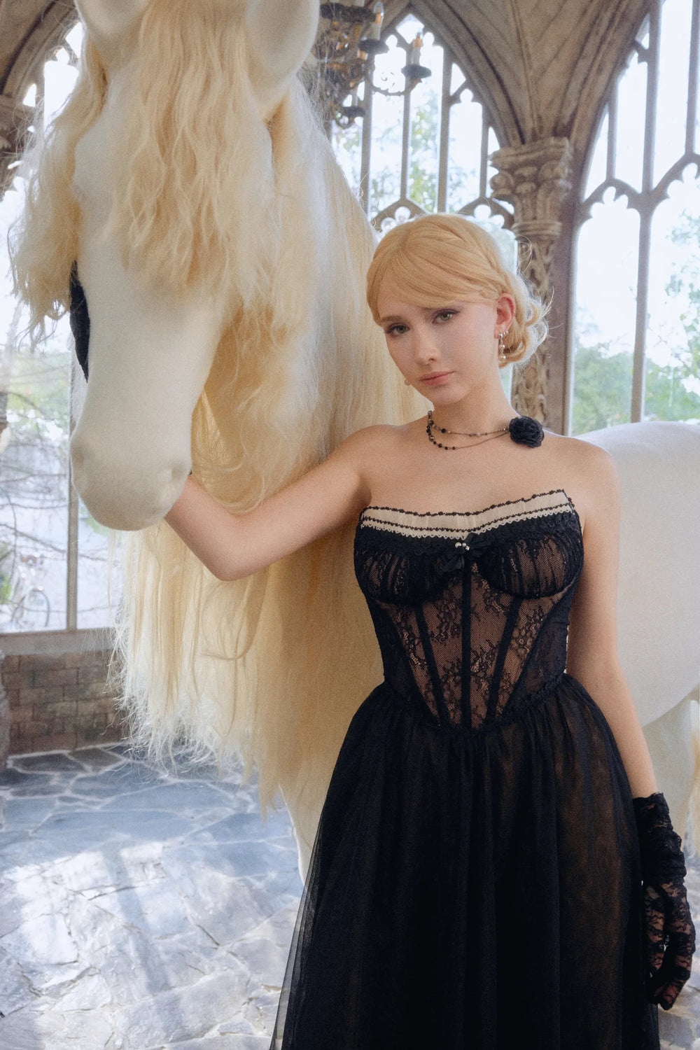 Chapel Black Corset