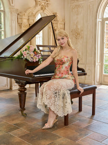 Mirror Bloom Corset & Skirt Set